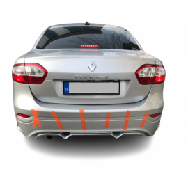 Renault Fluence (2010-2016) Arka Tampon Ek (Plastik)